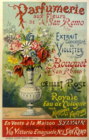 Parfumerie aux Fleurs de San Remo poster